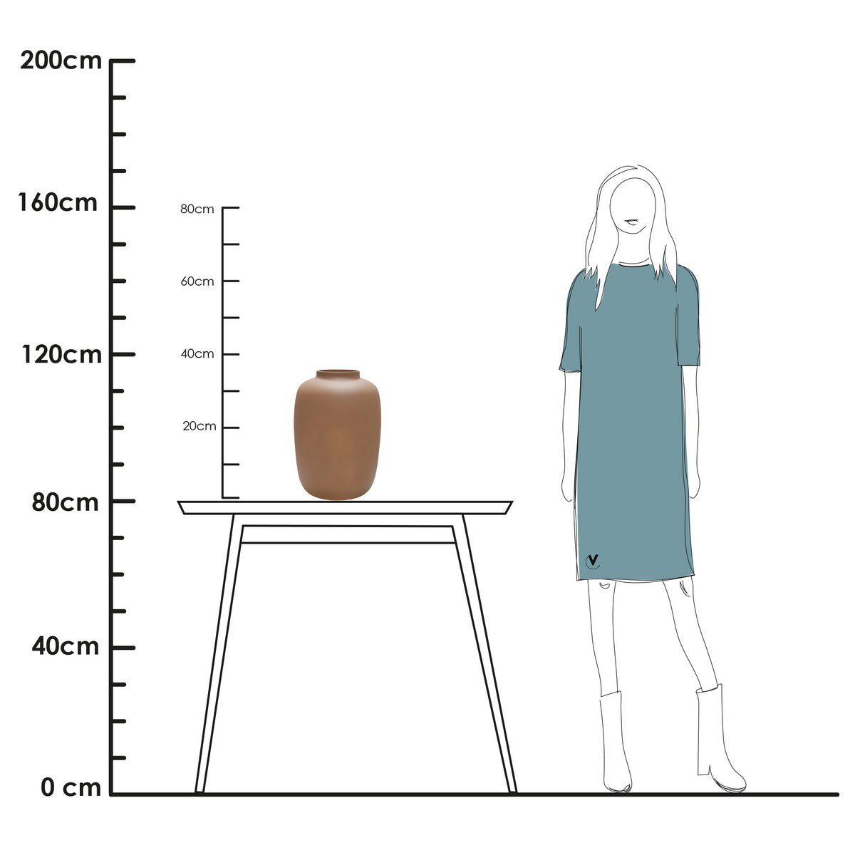 Vase - Artic matte sand