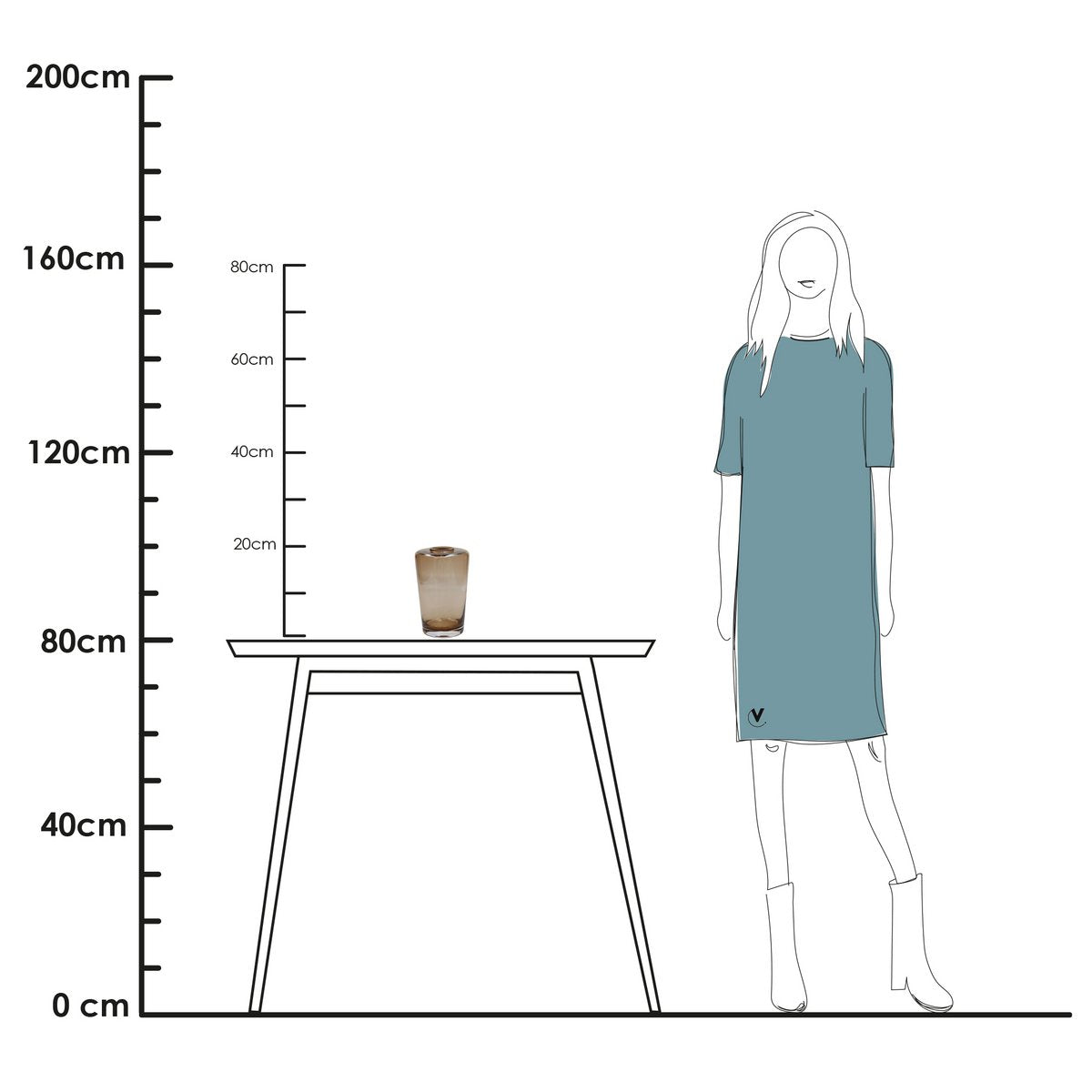 Vase - Neris 6 stuks