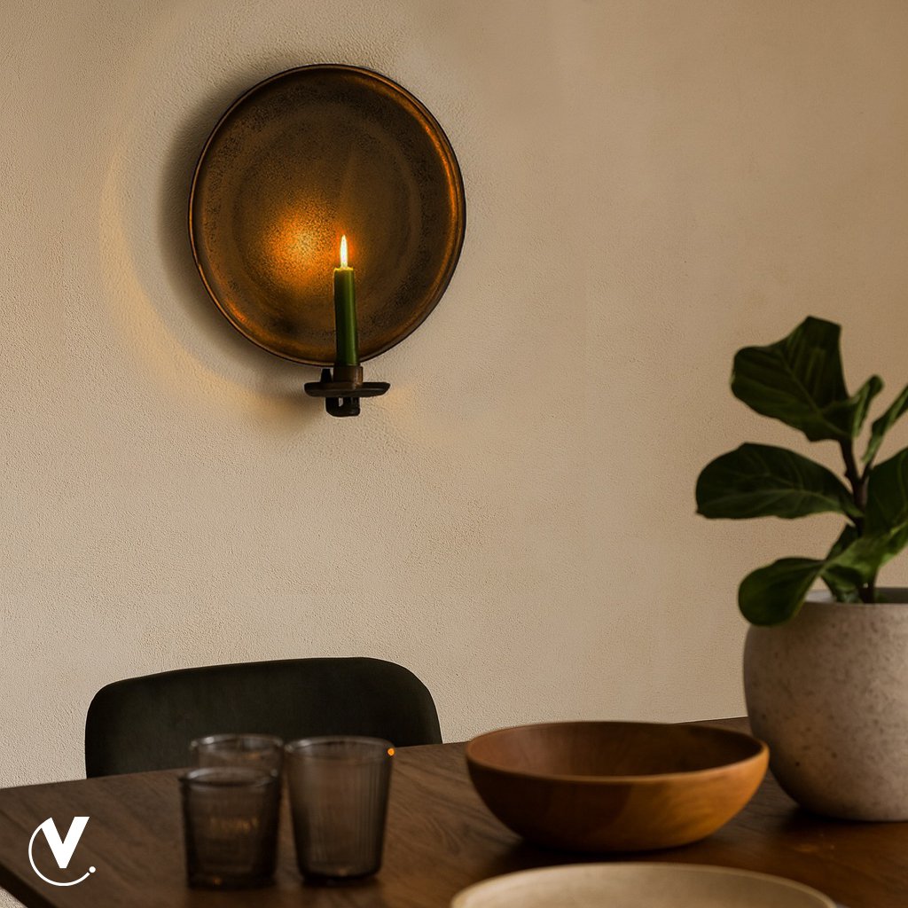 Candle holder - Jovita bronze