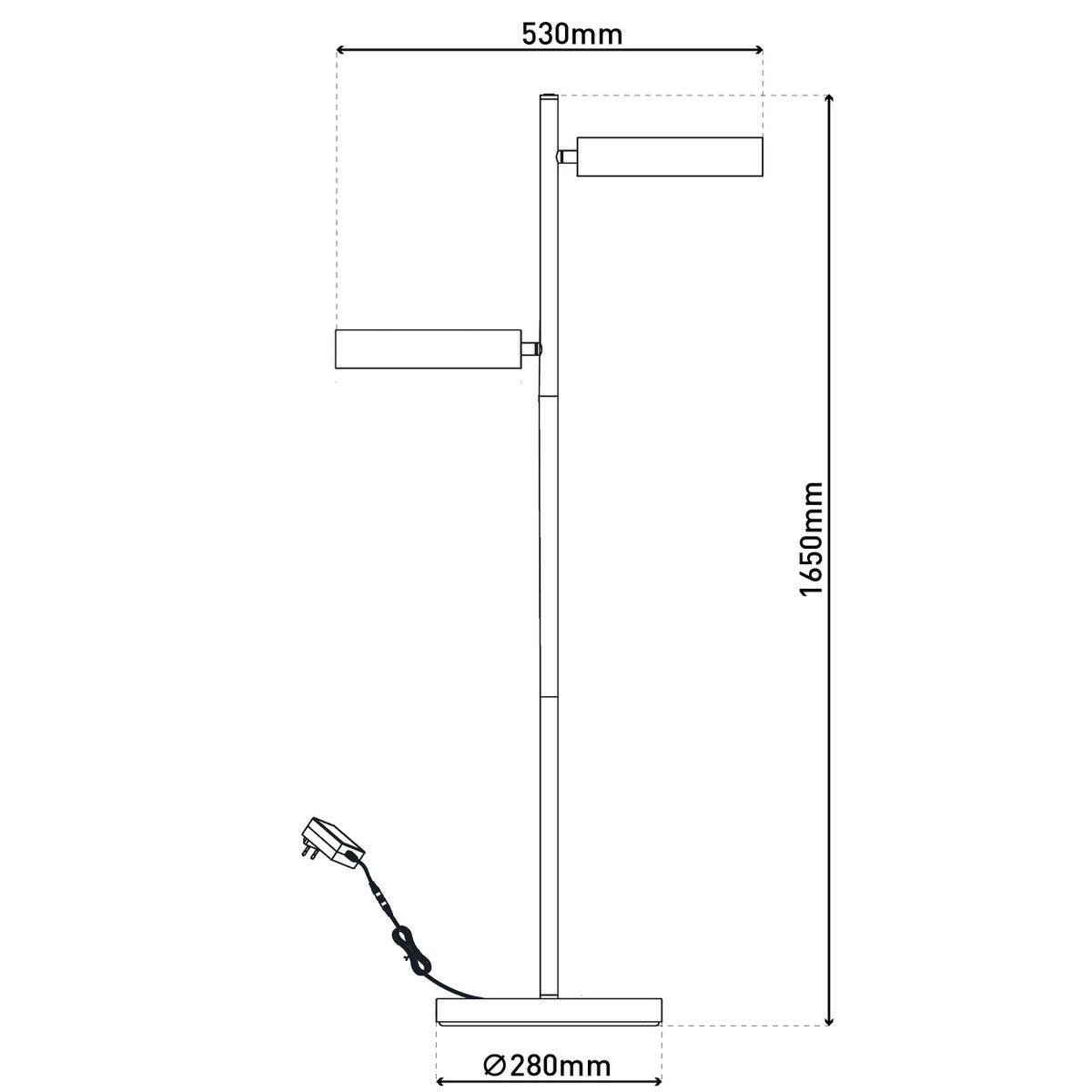 Näve Leuchten "Tessa" floor lamp - Armino Living