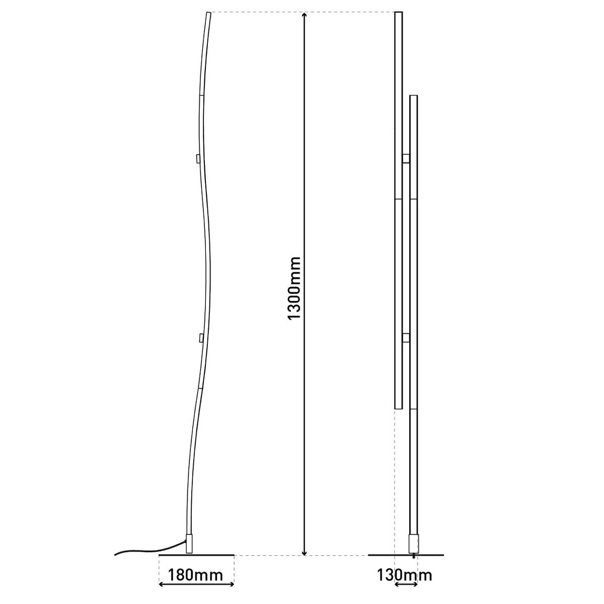 Näve Leuchten "ONDA" floor lamp - Armino Living