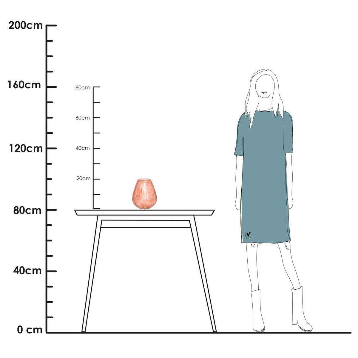 Vase - Tasman Elite pink