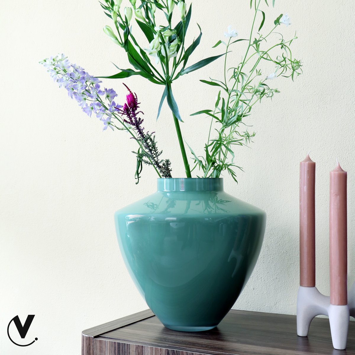 Vase - Kangar Pastel Green