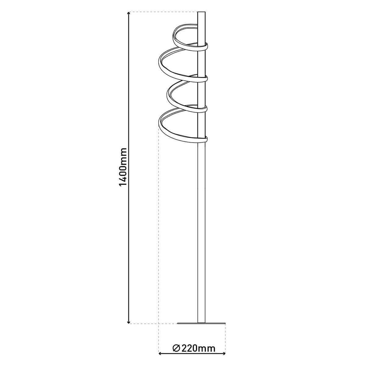 Näve Leuchten "BELLEZA" floor lamp - Armino Living