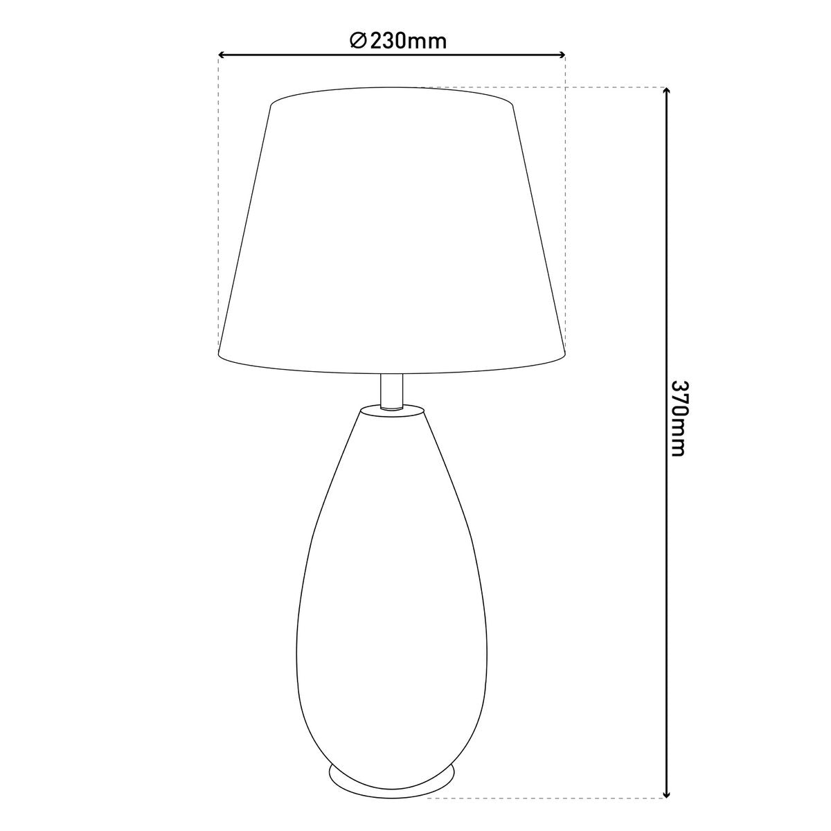 Näve Leuchten "Simly Ceramics" table lamp - Armino Living