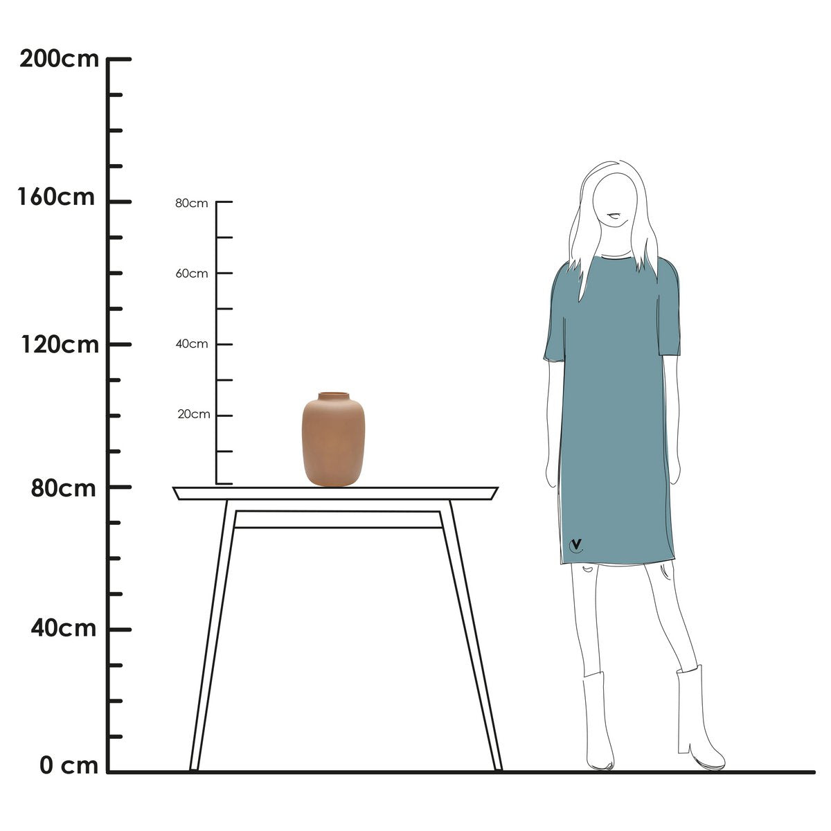 Vase - Artic matte sand