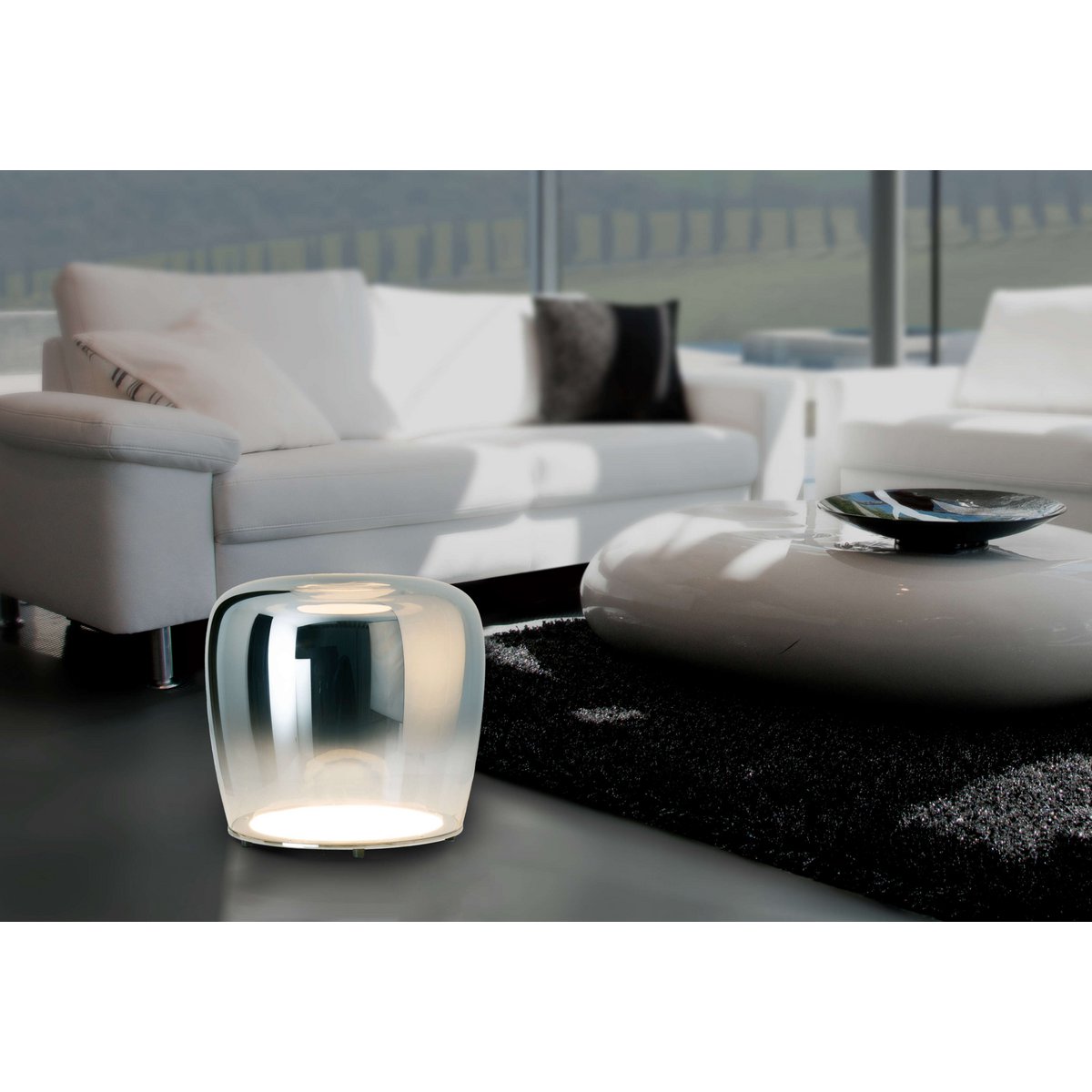 Näve Leuchten "SMOKY" table lamp - Armino Living