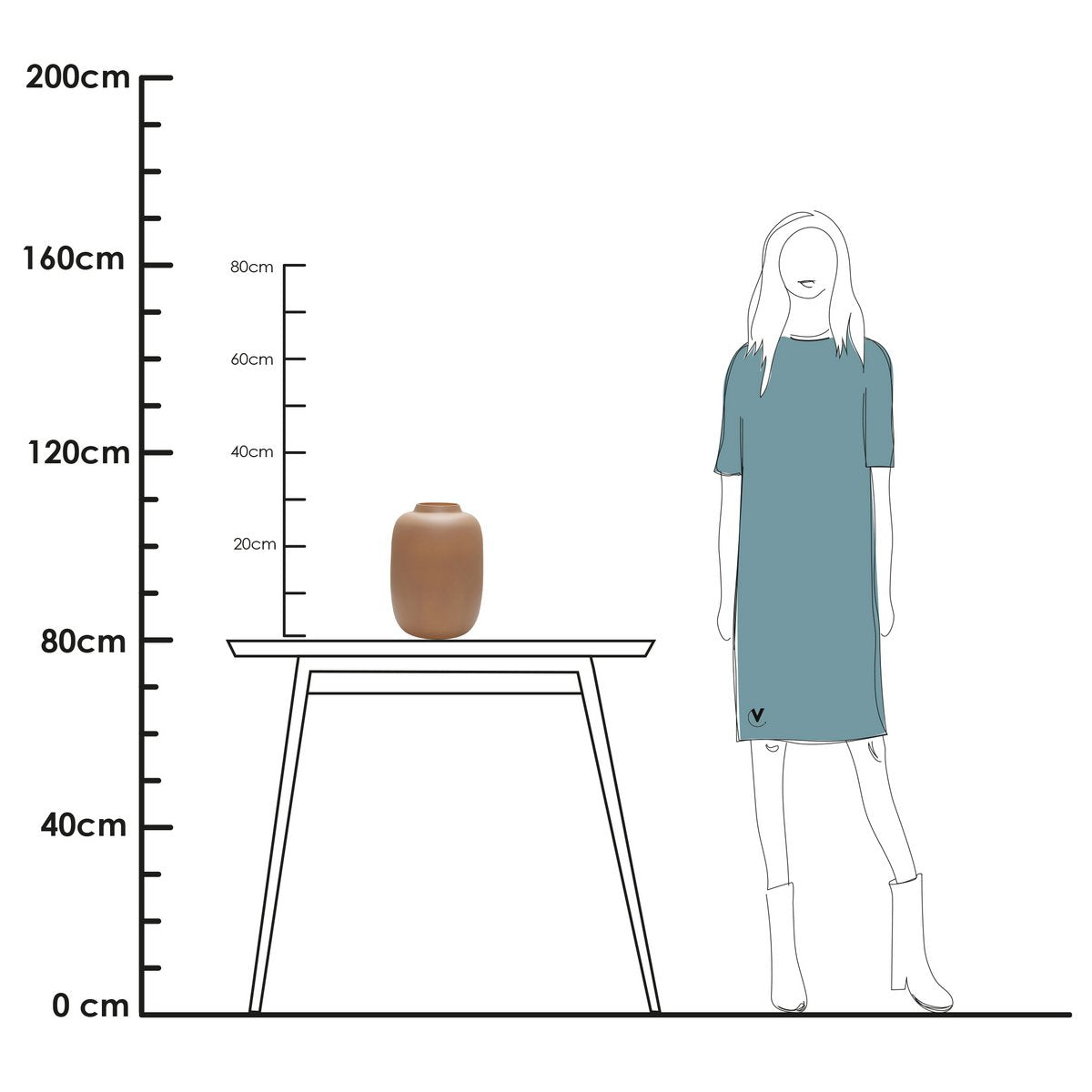 Vase - Artic matte sand