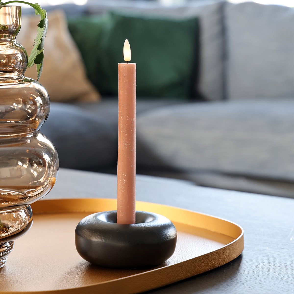 Kaarsenhouder - Batavo Zwart