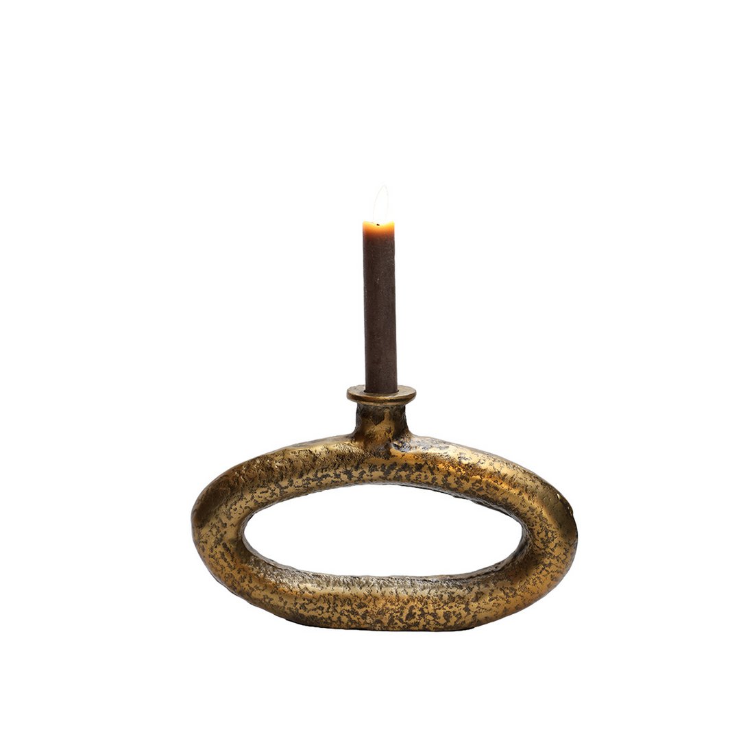 Kandelaar - Rocha Verouderd Messing
