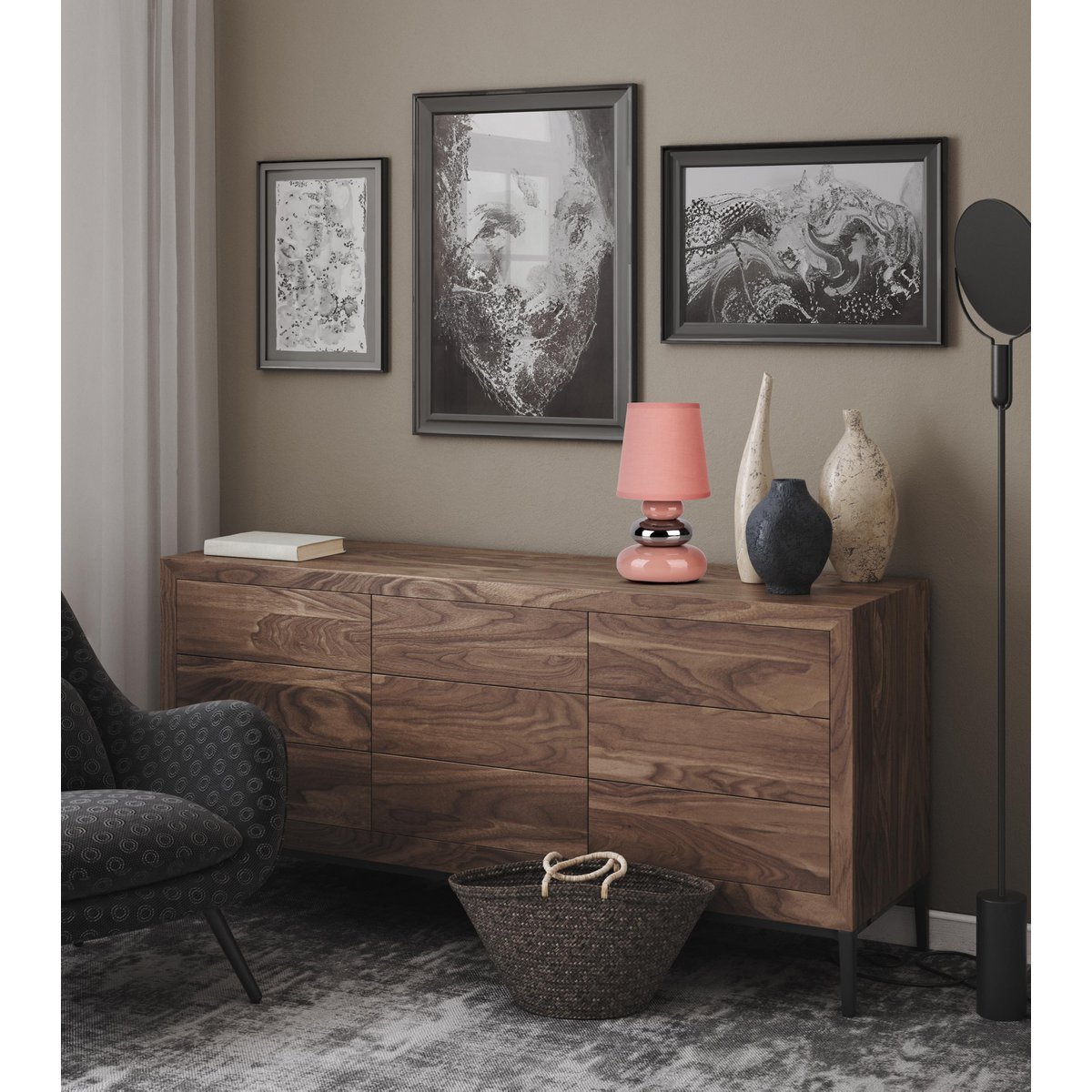 Näve Leuchten "STONEY" table lamp - Armino Living