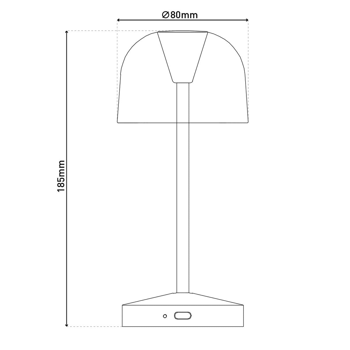 Näve Leuchten "Gomba" table lamp - Armino Living