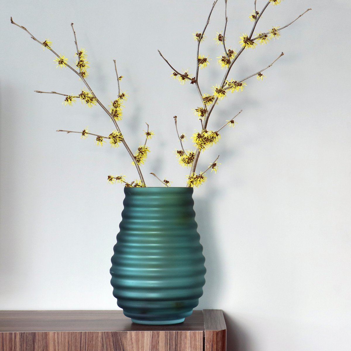 Vase - Diameter - how many satin green