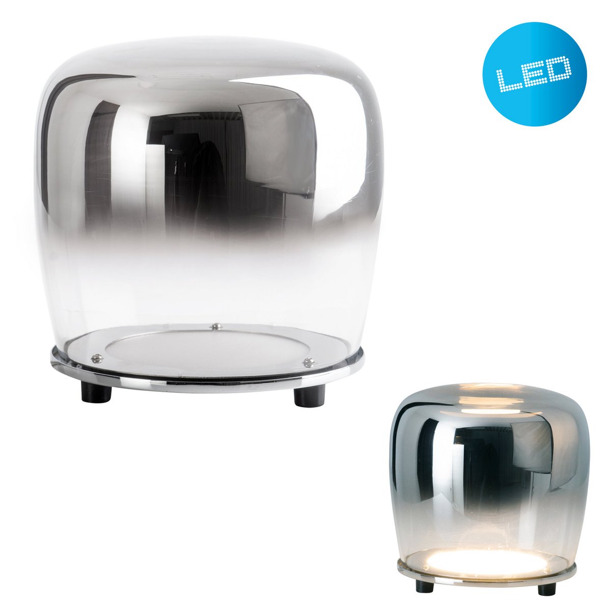 Näve Leuchten "Smoky" table lamp - Armino Living