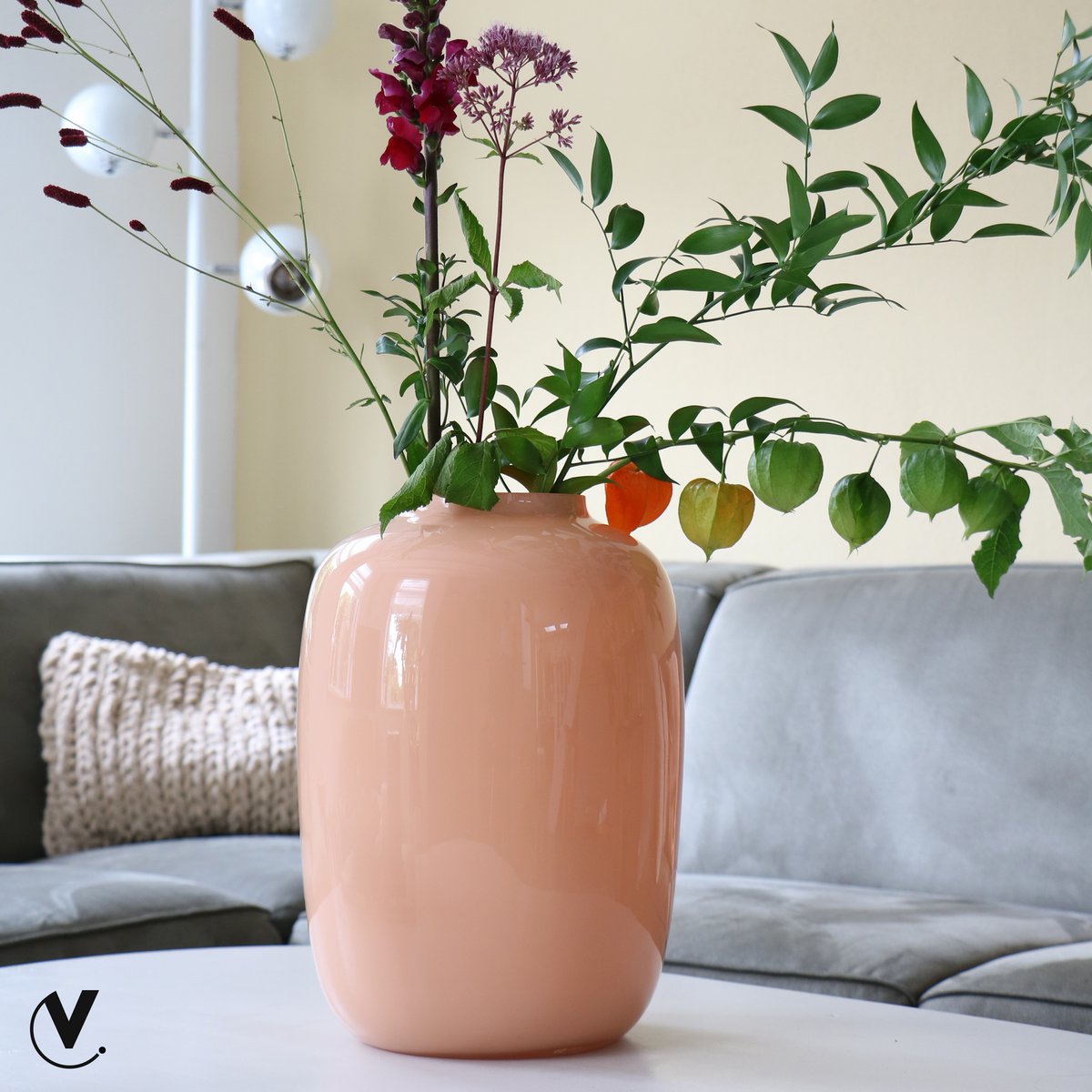 Vase - Artic pastel peach