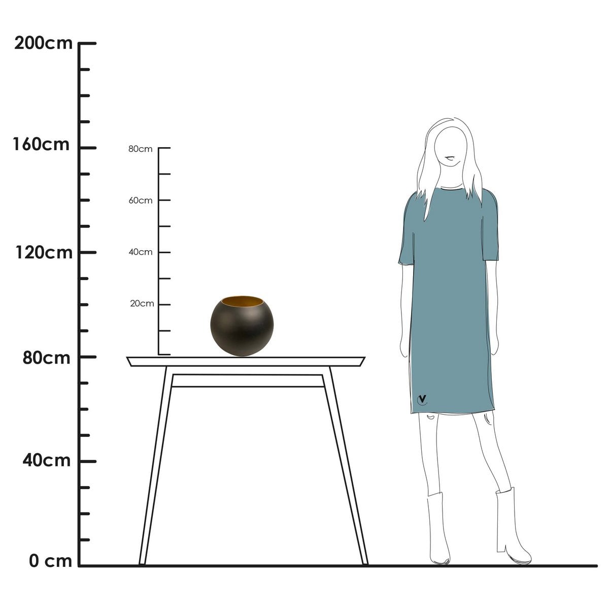 Vaas - Zambezi zwart goud