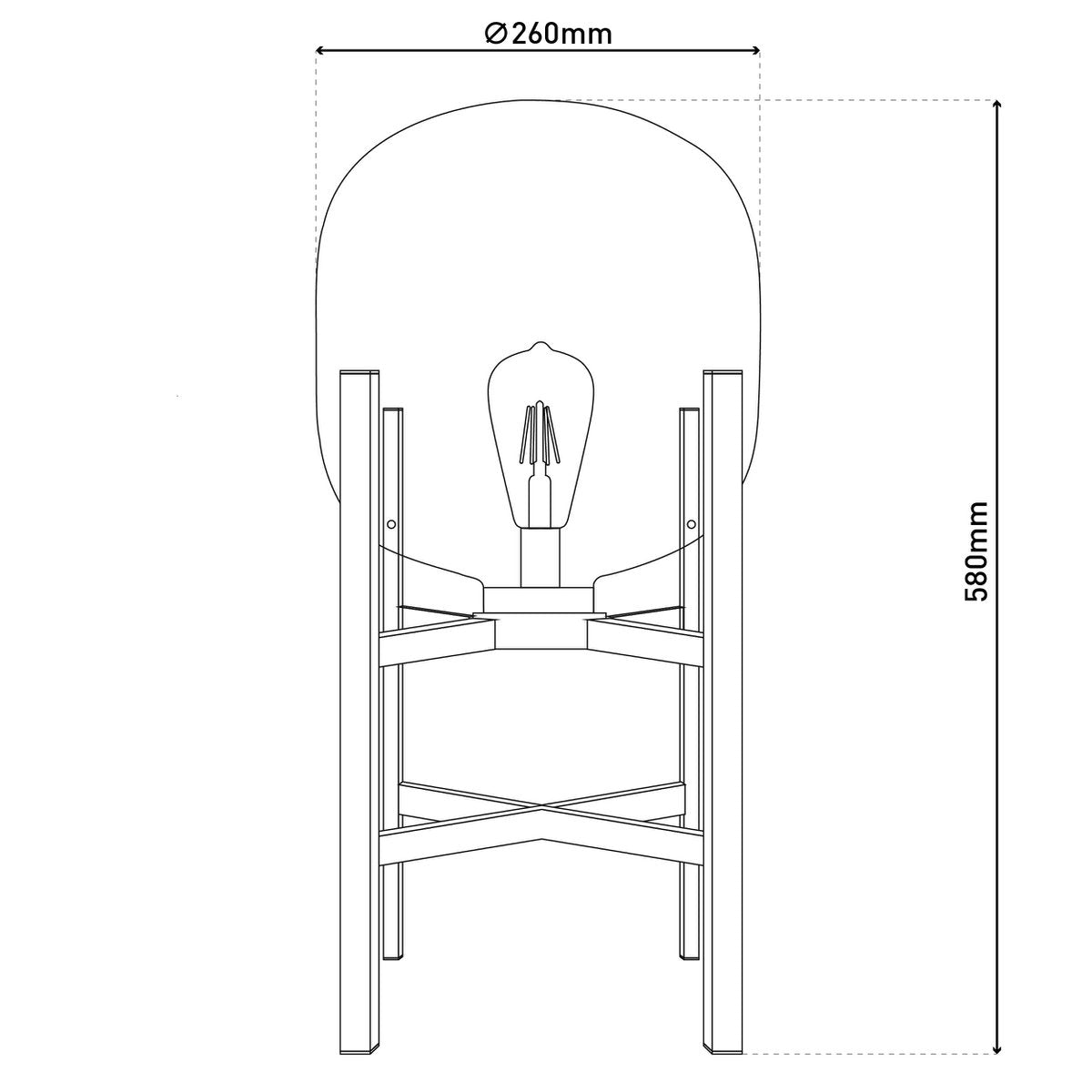 Näve Leuchten "Lora" table lamp - Armino Living