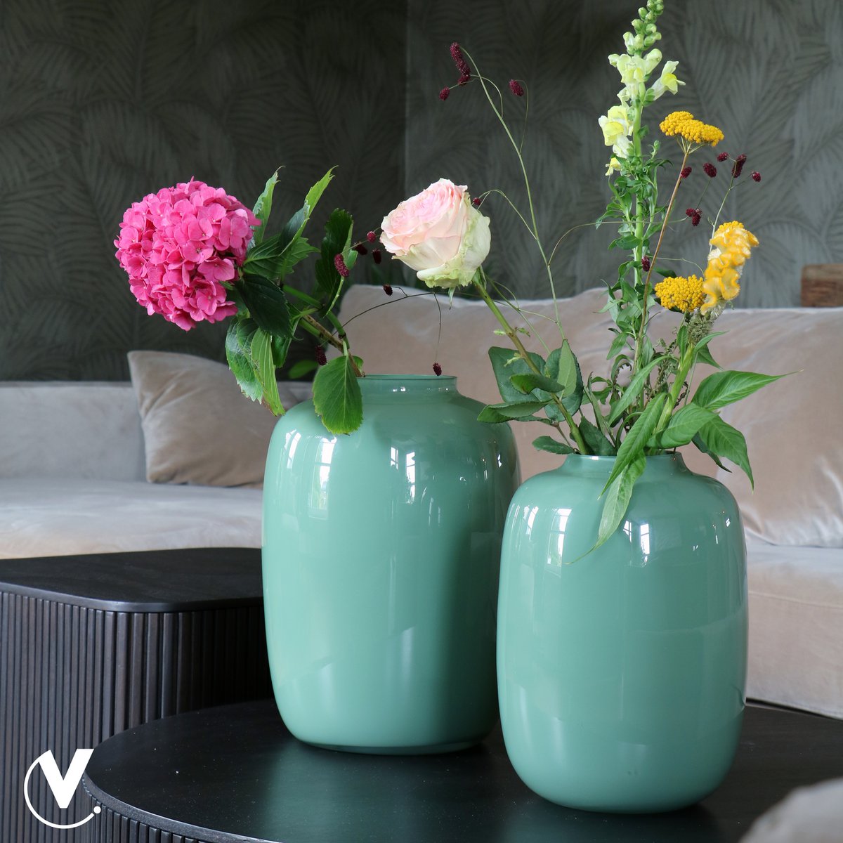 Vase - Artic pastel green