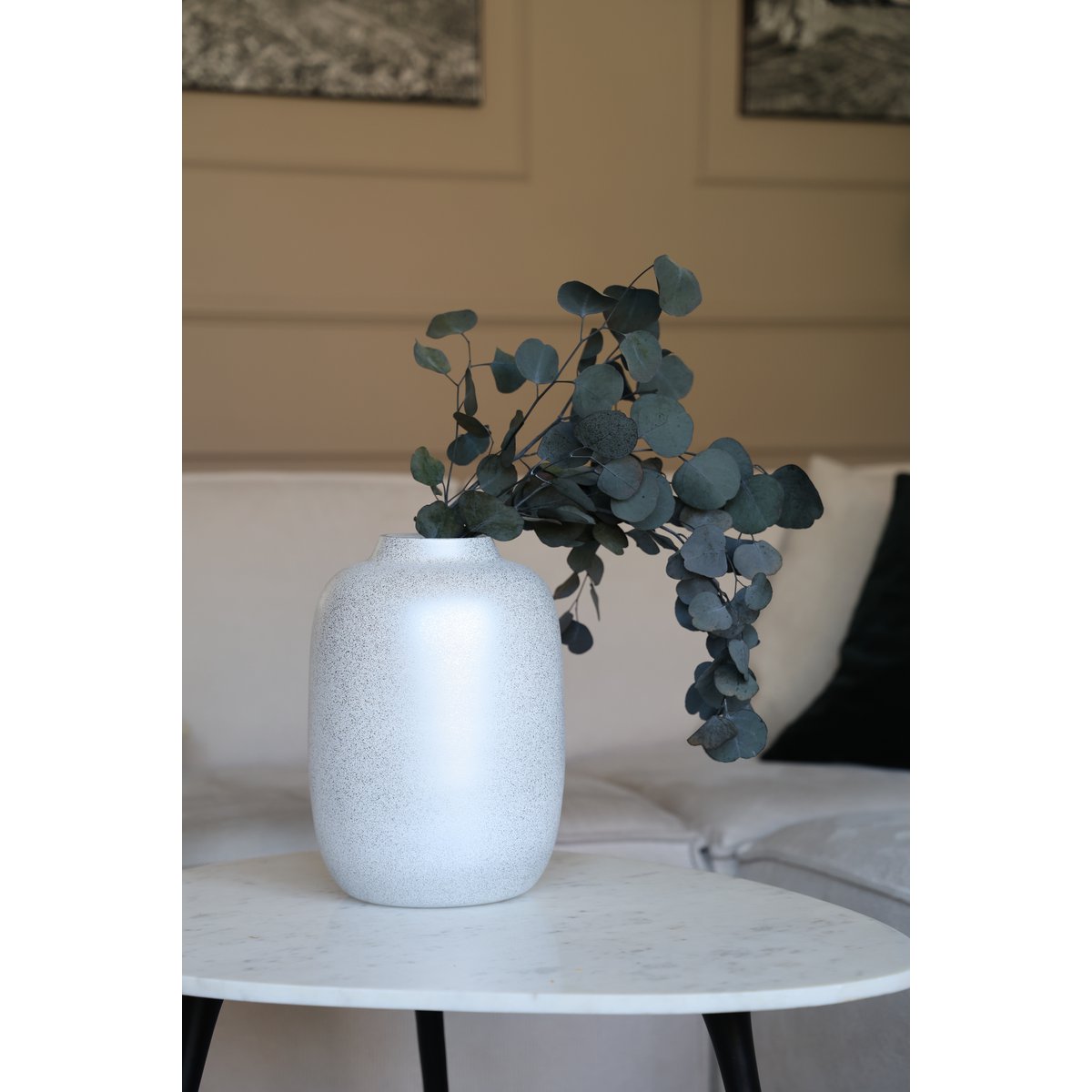 Vase - Artic sparkle silver