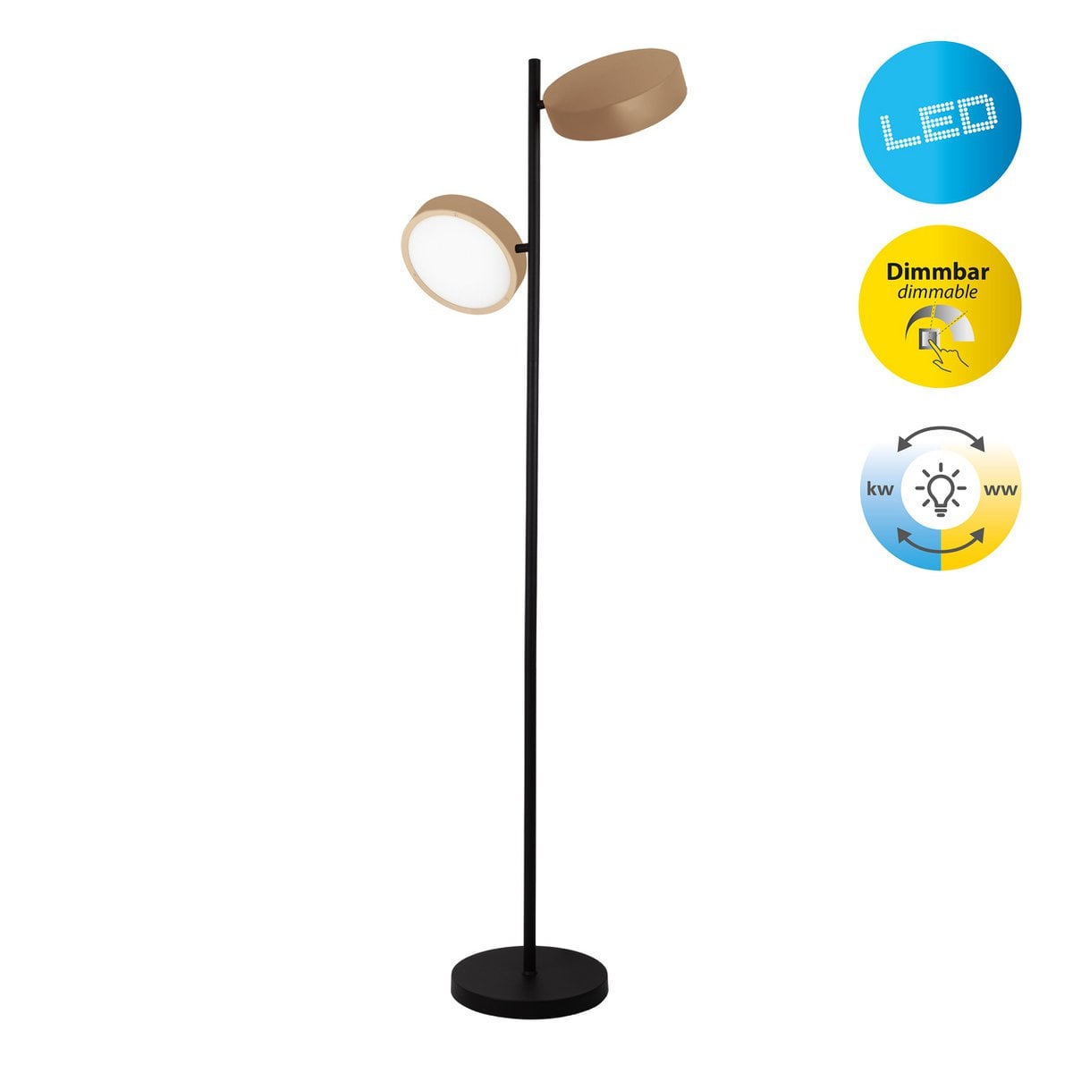 Näve Leuchten "Tessa" floor lamp - Armino Living