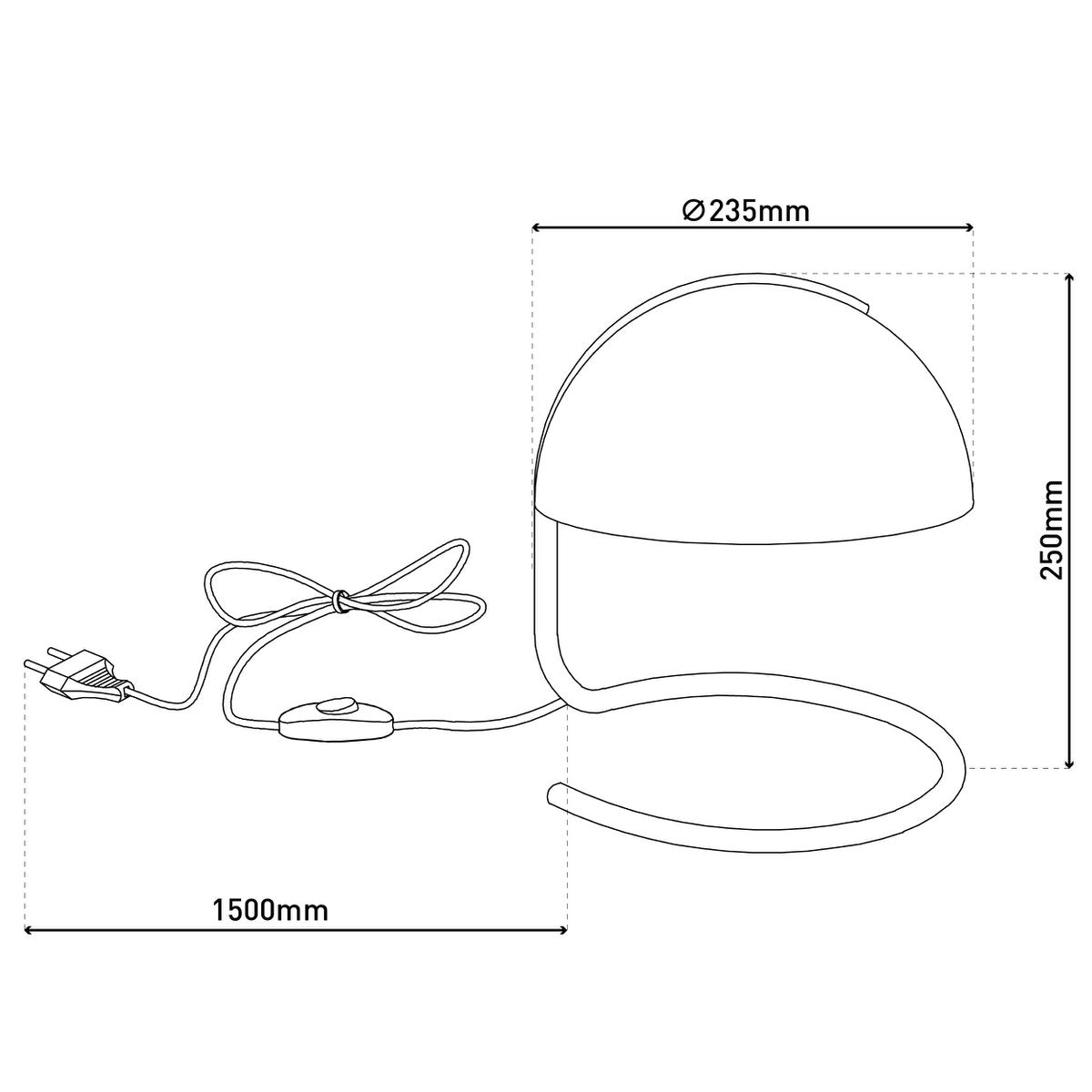 Näve Leuchten "Burano" table lamp - Armino Living