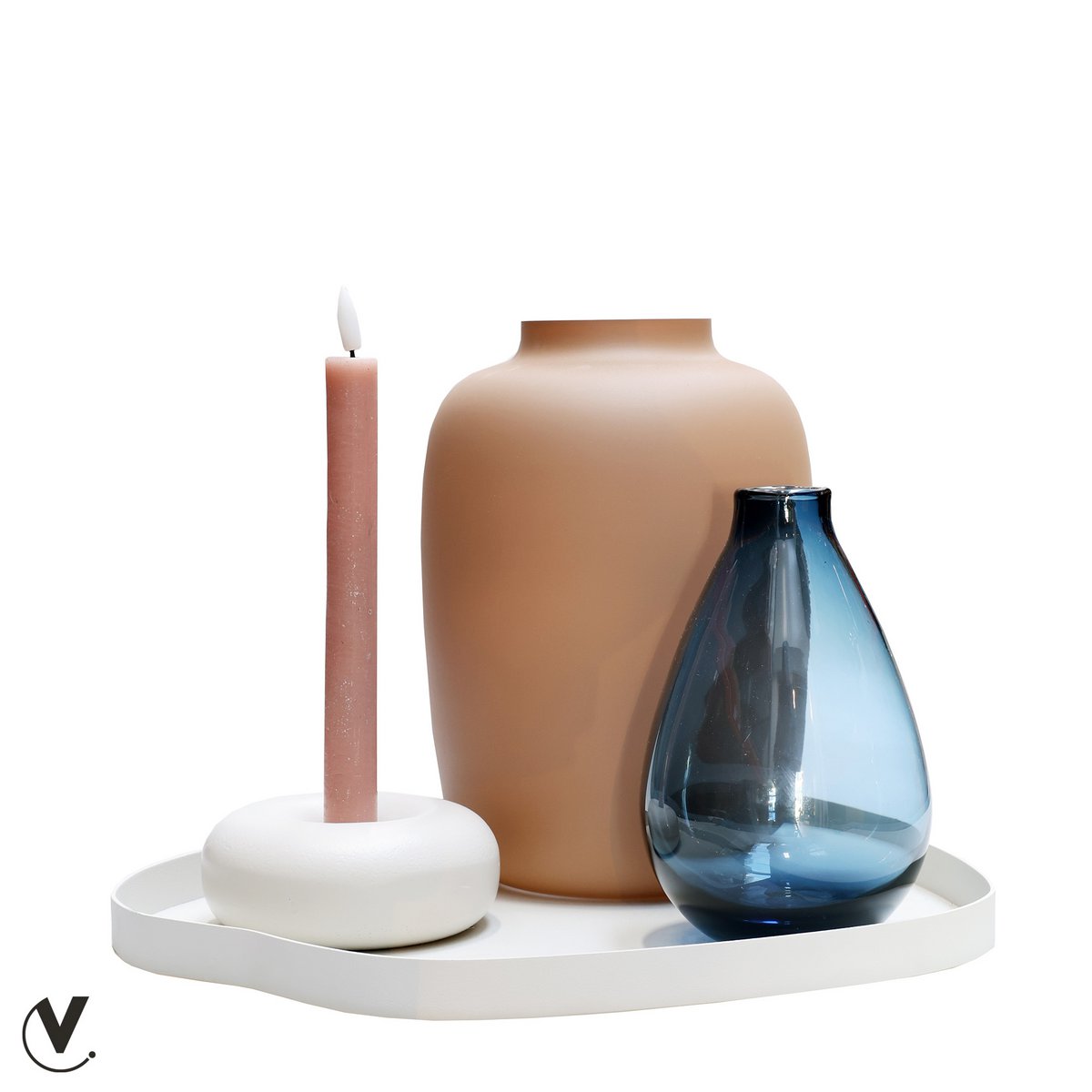 Vase - Rupel Blue (set of 6 pieces)