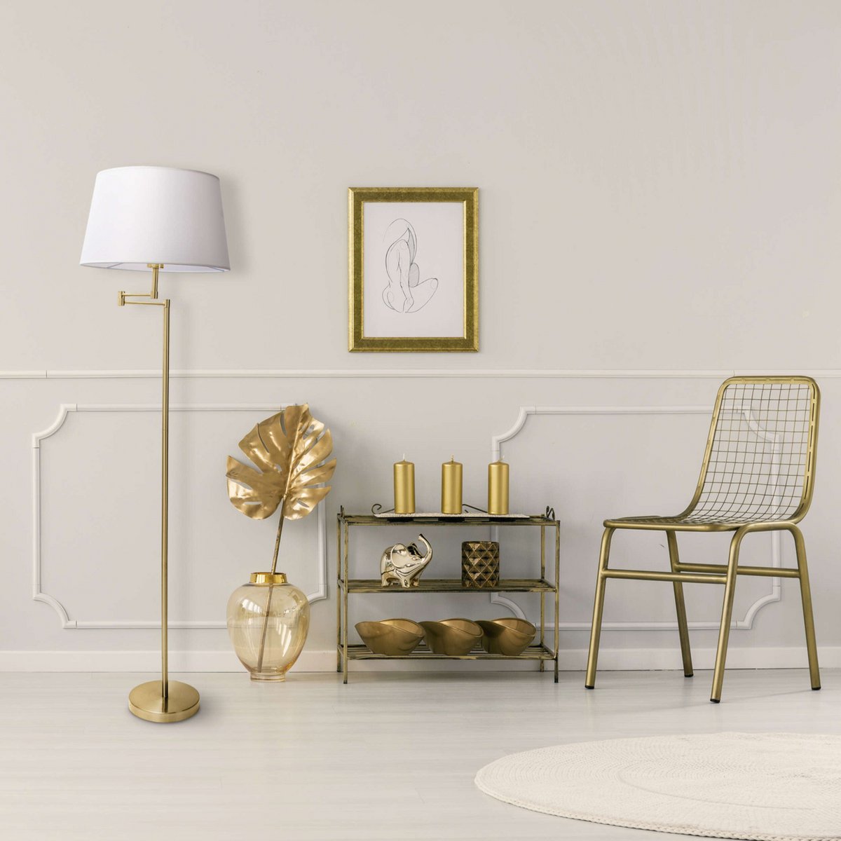 Näve Leuchten "Bologna" floor lamp - Armino Living