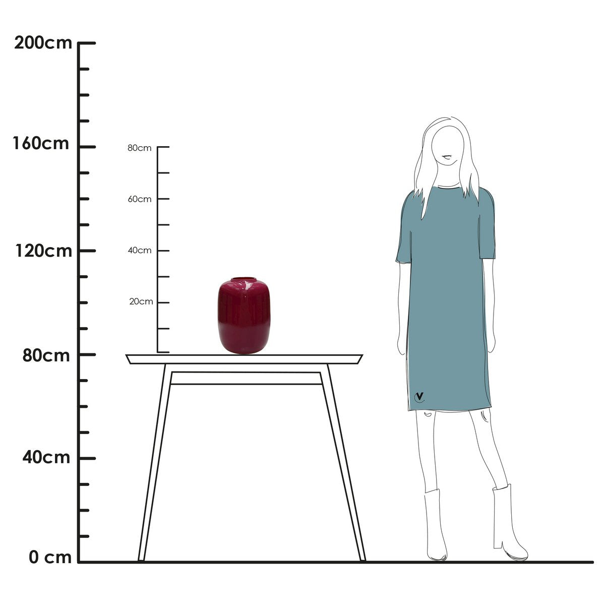 Vaas - Mauve Artikel