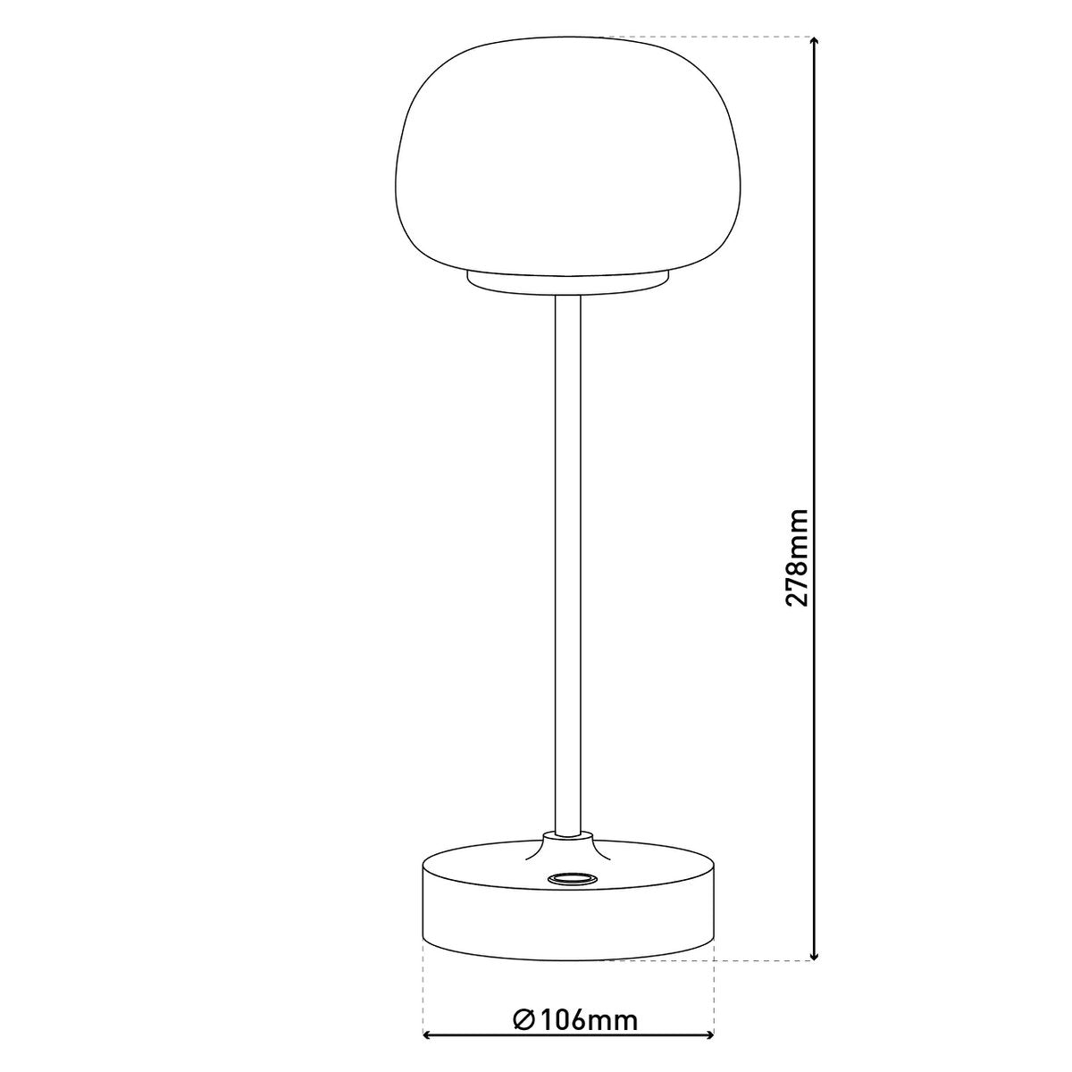 Näve Leuchten "Pina" table lamp - Armino Living
