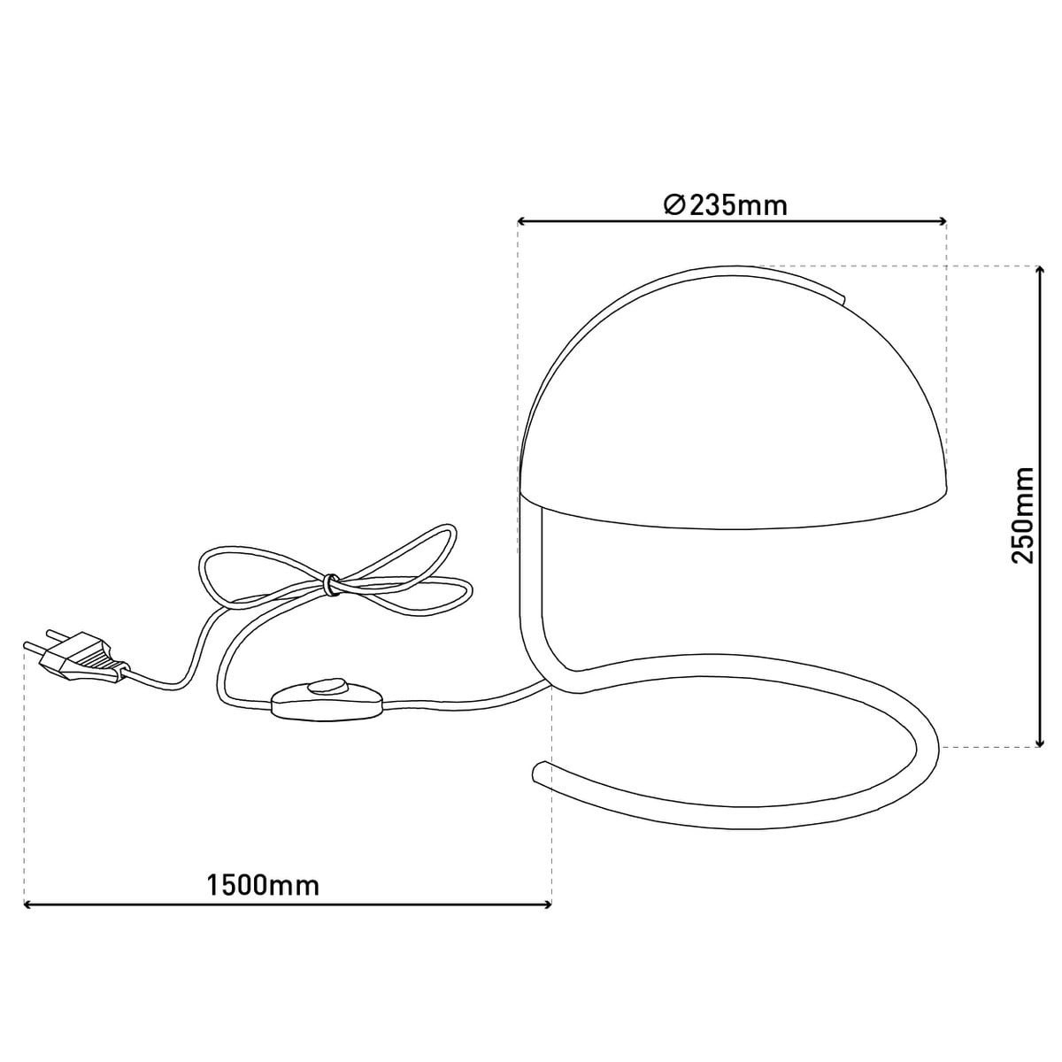 Näve Leuchten "Burano" table lamp - Armino Living
