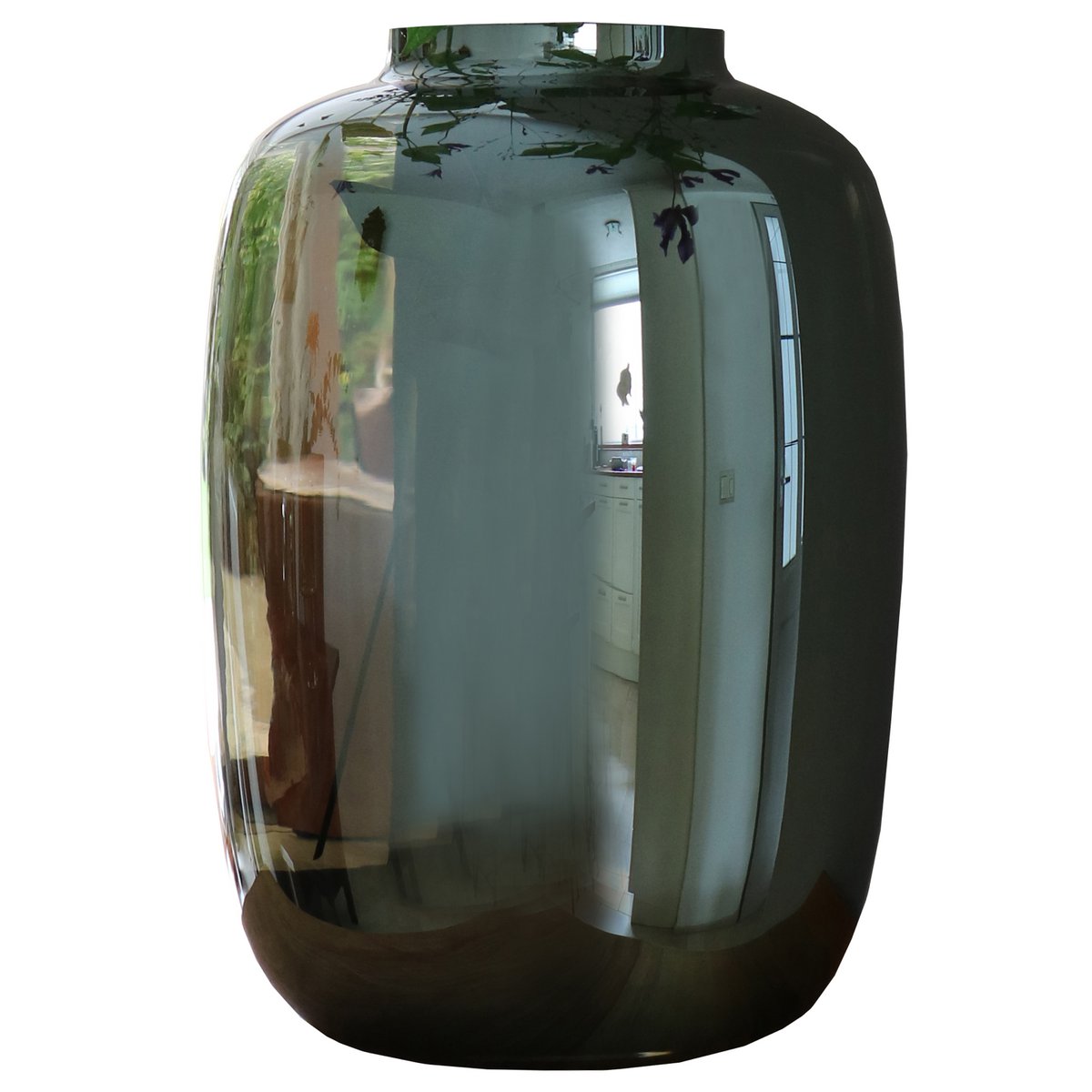 Vase - Artic gloss grey