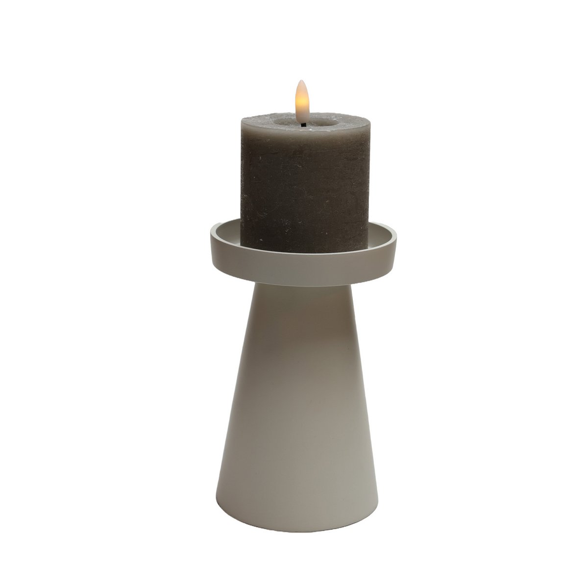 Candle holder - Viedma ivory (Verwachte binnenkomst begin November)
