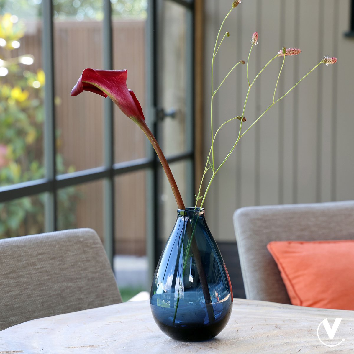 Vase - Rupel Blue (set of 6 pieces)