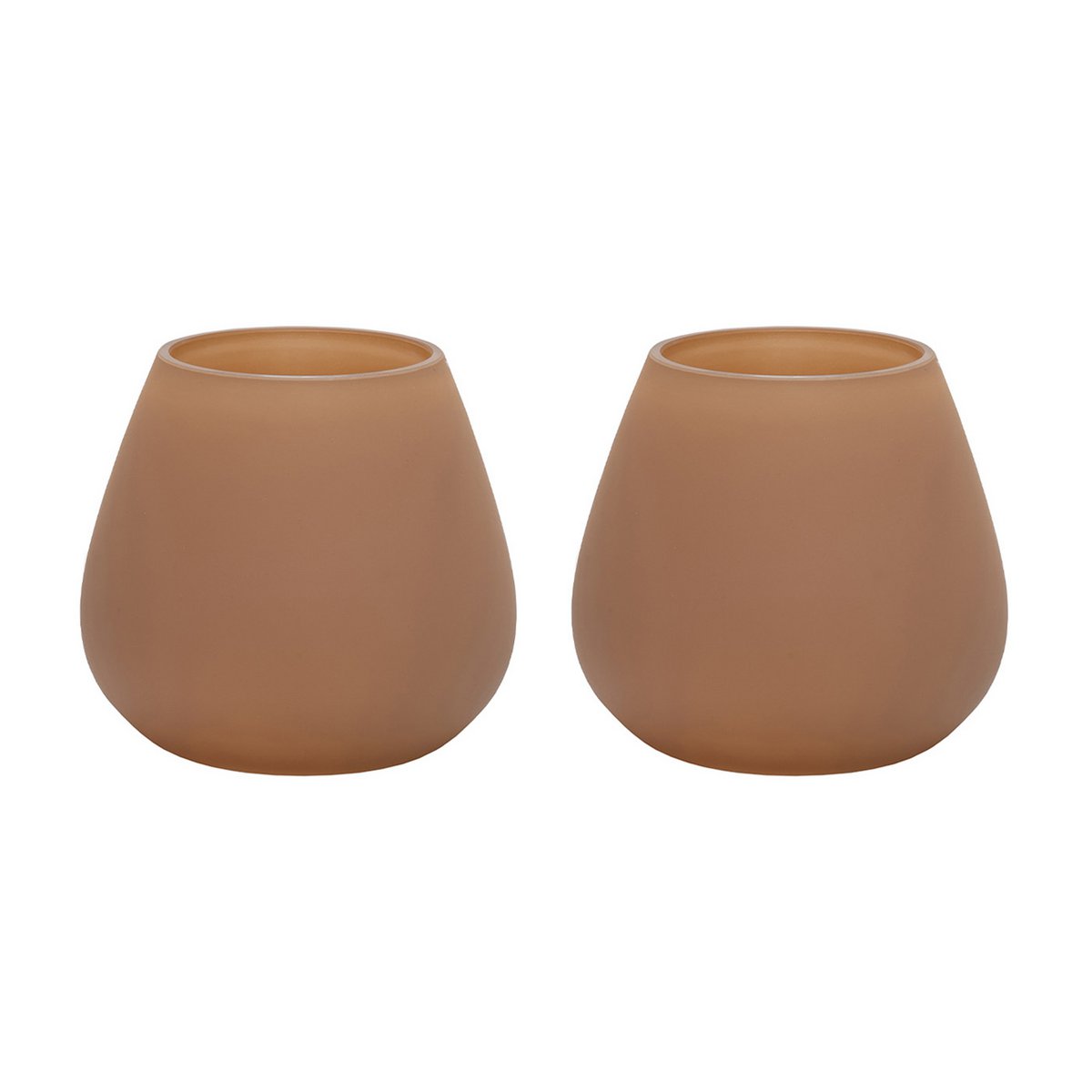 Tea -light holder - Tasman XS Matte Sand (set of 2 pieces)