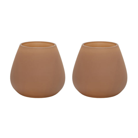 Theelichthouder - Tasman XS Matte Sand (set van 2 stuks)
