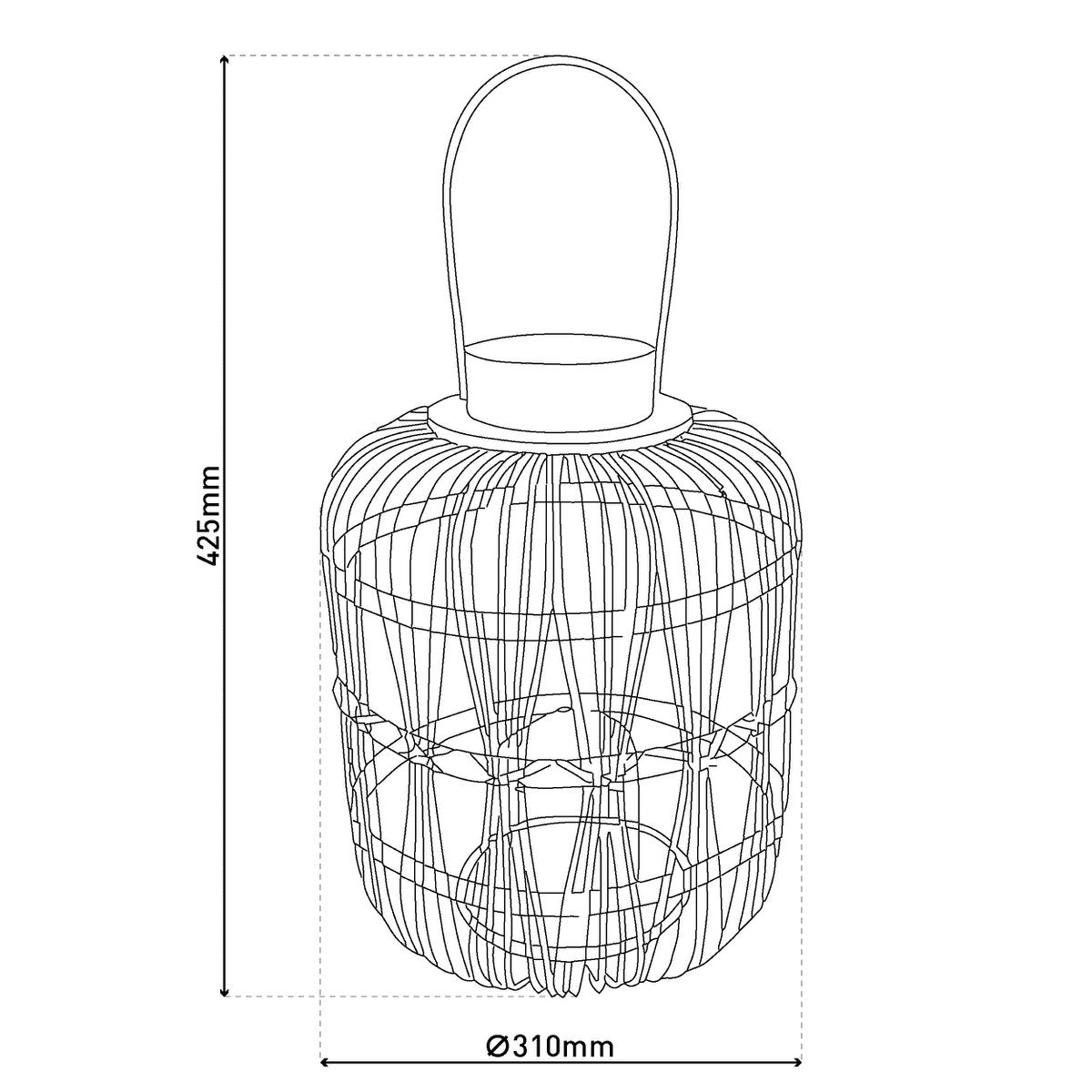 Näve Leuchten "Korbinian" decorative lamp - Armino Living