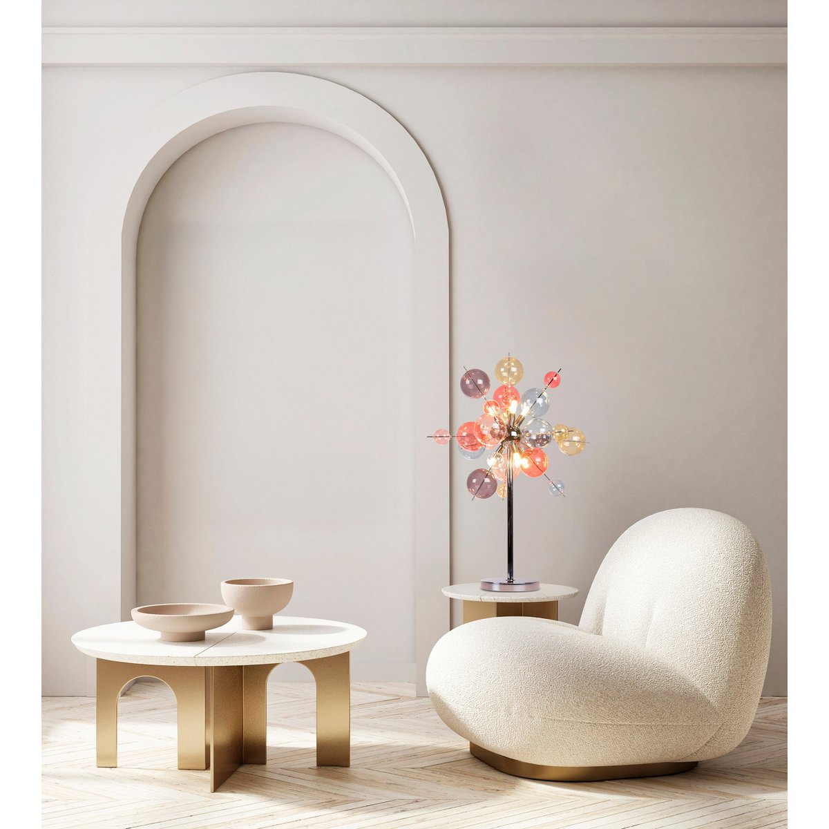 Näve Leuchten "explosion" table lamp - Armino Living