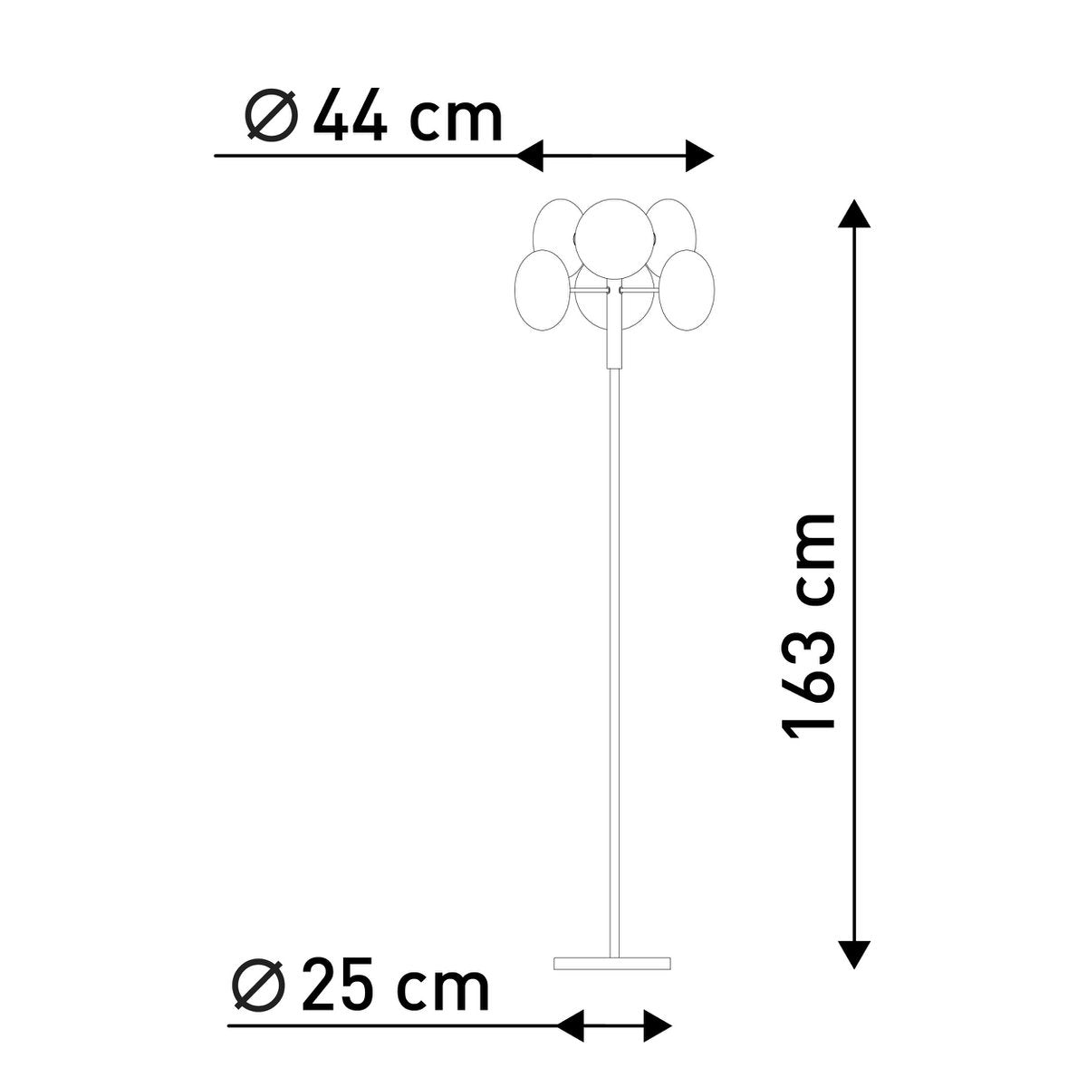 Näve Leuchten "ORION" floor lamp - Armino Living