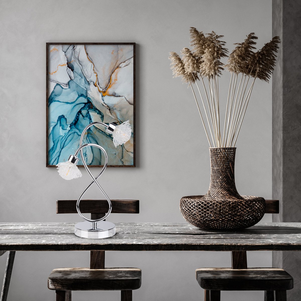 Näve Leuchten "Flower" table lamp - Armino Living