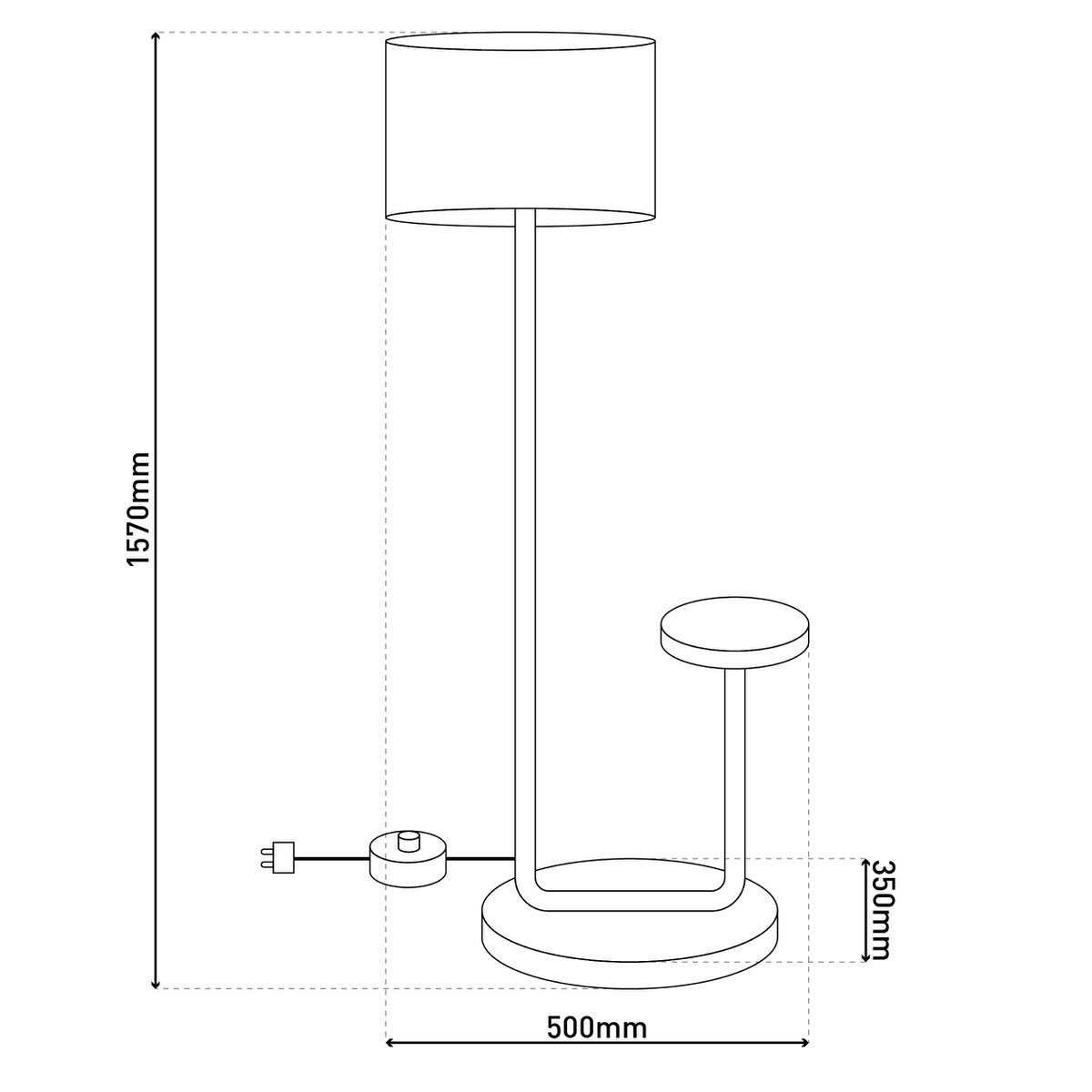 Näve Leuchten "Tordis" floor lamp - Armino Living