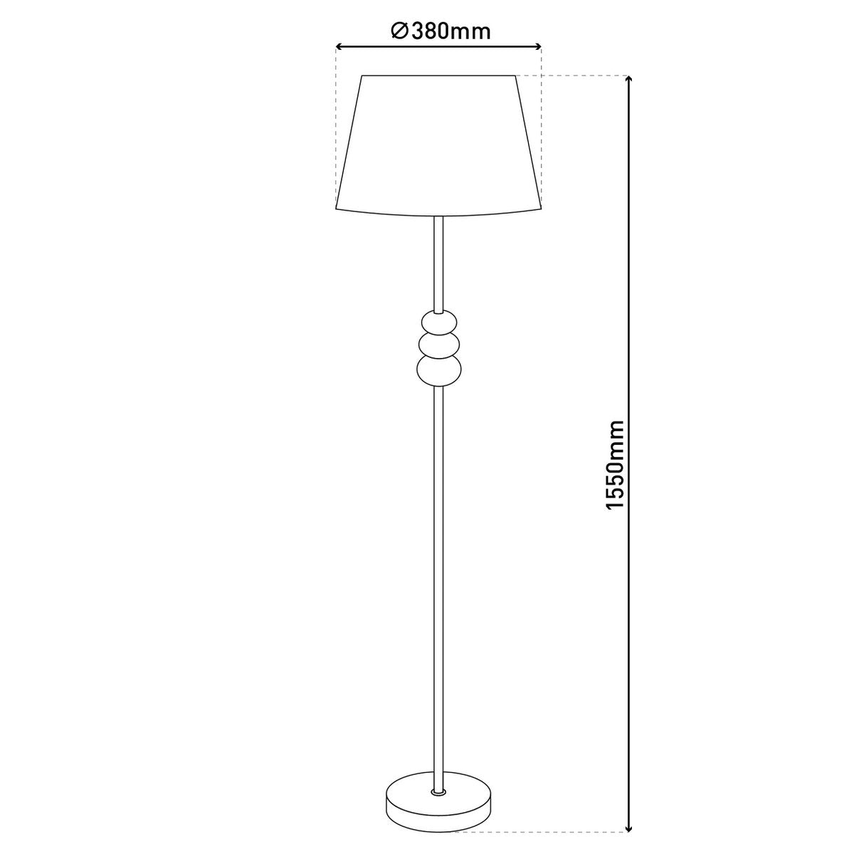 Näve Leuchten "Elina" floor lamp - Armino Living