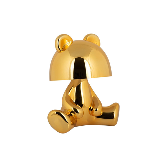 Leitmotiv Tafellamp Bear Led - Verguld goud - 22x17x24cm - Scandinavisch